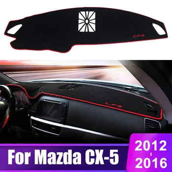 Для Mazda CX-5 CX5 CX 5 KE 2012 2013 2014 2015 2016 Крышка Солнцезащитного Козырька Приборной панели Автомобиля Коврик Для Приборного Стола Аксессуары