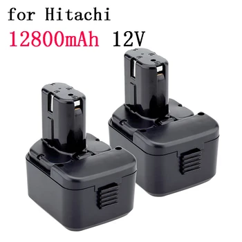 Новый 12 В аккумулятор 12800 мАч 12 В перезаряжаемый аккумулятор для Hitachi EB1214S 12 В EB1220BL EB1212S WR12DMR CD4D DH15DV C5D, DS 12DVF3