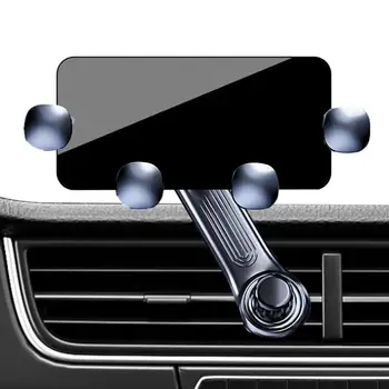 Автомобильный зажим для телефона, крепление для телефона в автомобиле, держатель мобильного телефона для автомобиля, датчик силы тяжести, вращение на 360 градусов, Совместимость с устройствами громкой связи