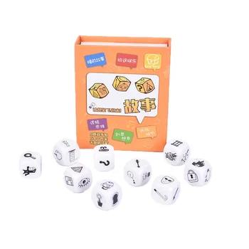 9 шт., кубики с историей, Настольная игра-головоломка, Рассказывающая историю, Детская Забавная английская игра