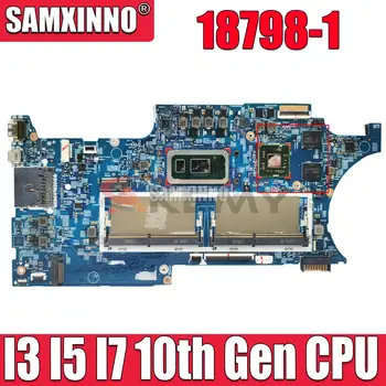 18798-1 448.0GF06.0011 Для HP Envy X360 15-DQ Материнская плата ноутбука I3 I5 I7 Процессор 10-го поколения L72029-001 L72029-601 100% Рабочая