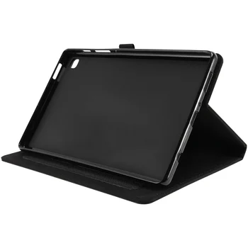 для Galaxy Tab A7 Lite 8,7 дюймов 2021 (-T220/T225), защитный чехол, задняя крышка, кронштейн с карманом, черный