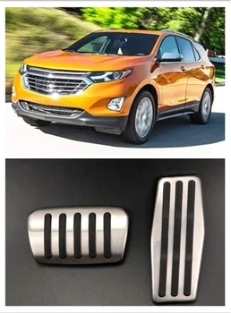 Для Chevrolet Equinox Blazer Аксессуары 2018-2020 Нескользящая Металлическая Крышка Бака Тормозная Ножка Автомобиля Крышка Педали газа Комплект 2 шт.