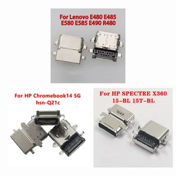 50 шт. Разъем USB Type C Для Lenovo E480 E485 E580 E585 E590 R48 Разъем питания постоянного тока Для HP SPECTRE X360 15-BL Chromebook14