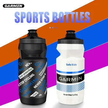 Велосипедная бутылка для воды Garmin 610 мл, герметичная, сжимаемая, без вкуса, без BPA, Пластиковая, для Кемпинга, Пеших прогулок, спортивного велосипеда, чайник