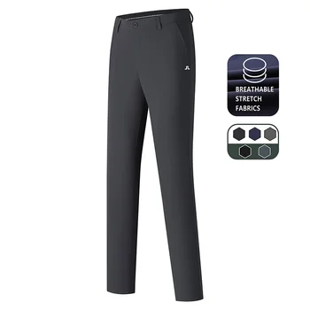 J Летние мужские брюки для гольфа, Не глаженые, быстросохнущие, стрейчевые спортивные брюки для активного отдыха, модные брюки для гольфа, одежда #2302