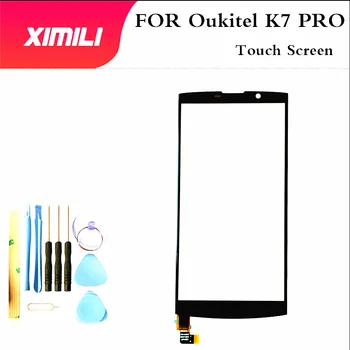 6,0 дюймов Для OUKITE K7 Pro Объектив с Передним Стеклянным экраном 100% Новый Внешний объектив с Передним сенсорным экраном для OUKITEL K7 Pro + Инструменты