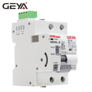 Реклоузер GEYA GRD9L-S RCCB с автоматическим выключателем управления по интерфейсу RS485 2P 25A 40A 63A 30mA 100mA 300mA УЗО