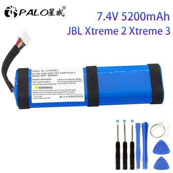 Сменный Аккумулятор Для JBL Xtreme 2 Xtreme 3 Xtrem 2 Xtrem 3 Xtrem 7,4 В 5200 мАч Bluetooth Динамик Батареи Аккумуляторный 6-проводной Штекер