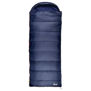 Походные спальные принадлежности Slumberjack Shadow Mountain Прямоугольный спальный мешок для кемпинга с 30-градусным капюшоном, синий, 35 