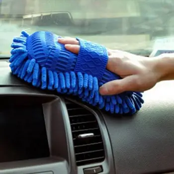Губка для мытья автомобиля, авто, мягкая синельная губка, перчатки для рук, Флисовая щетка для мытья автомобиля, мягкая впитывающая воду, прочная