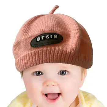 Зимняя шапка для малышей, Мягкие Теплые Вязаные Шапки Для Новорожденных, Зимняя шапочка Для маленьких девочек, Милые Вязаные теплые шапочки для малышей младше 2 лет