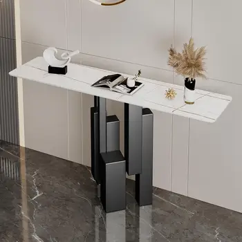 Офисный минималистичный дизайн бокового столика, Белый стол в скандинавском стиле, Прямоугольный Стол в скандинавском стиле, Mesas De Centro Para Sala, Мебель для дома