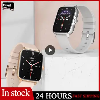 Женские Наручные часы с калориями, водонепроницаемый трекер, Фитнес, цветной экран, смарт-браслет для Android Ios, 235 мАч, часы 1,69 дюйма