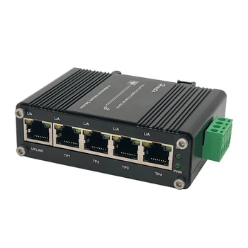 Hereta Industrail Ethernet Гигабитные (PoE) Волоконно-оптические коммутаторы 5/10/6/14 SFP + порт RJ45 10/100/1000 Мбит/с Сетевой коммутатор