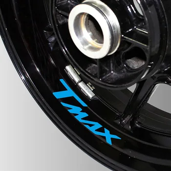 Мотоциклетный Обод Спереди и Сзади, Изготовленные На Заказ Внутренние Боковые Колеса, Светоотражающие Декоративные Наклейки с логотипом Yamaha TMAX T-MAX tmax