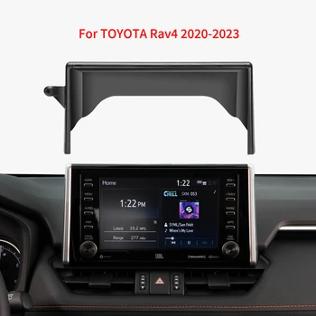 Автомобильный Держатель мобильного телефона для Toyota Rav4 2020-2023 Кронштейн для навигационного мультимедийного экрана Автомобильный держатель телефона Аксессуары для интерьера