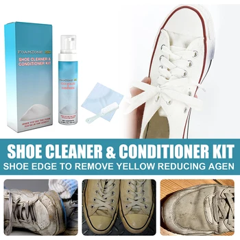 Универсальное пеноочистительное средство для белой обуви, белое чистящее средство для спортивной обуви