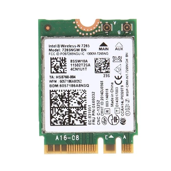 Для Intel Wireless-N 7265 7265NGW BN двухдиапазонная 2x2 Wi-Fi Bluetooth 4,0 WiFi карта