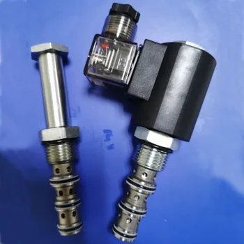 Высококачественный электромагнитный клапан DHF10-241 SV10-40 с двухразрядной четырехходовой резьбой, вставной гидравлический клапан, реверсивный клапан, гидравлический доступ