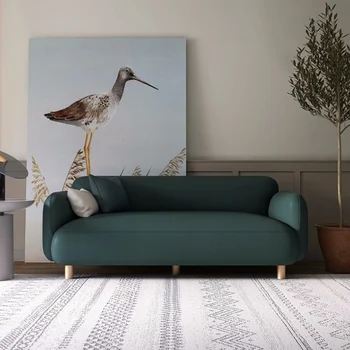 Секционный диван середины века Puffs House для Гостиной, Итальянский Скандинавский современный диван, Дизайнерская мебель Muebles LJY30XP