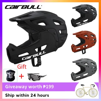 CAIRBULL Велосипедный Шлем DISCOVERY 2022 Новый MTB Горный Bke Полнолицевой Интегрально-Формованный Защитный Колпачок Для Мужчин И Женщин Велосипедное Снаряжение