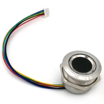 R503 круглое двухцветное кольцо со светодиодным индикатором Управления DC3.3V MX1.0-6Pin Емкостный модуль отпечатков пальцев Датчик Сканер