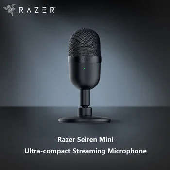 Razer Seiren Mini Черный Ультракомпактный потоковый микрофон С точным суперкардиоидным звукоснимателем Профессионального качества записи
